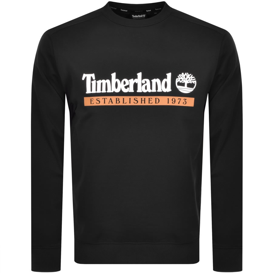 Alternative Image for ProductTimberland Crew Neck Logo Sweatshirt Black1